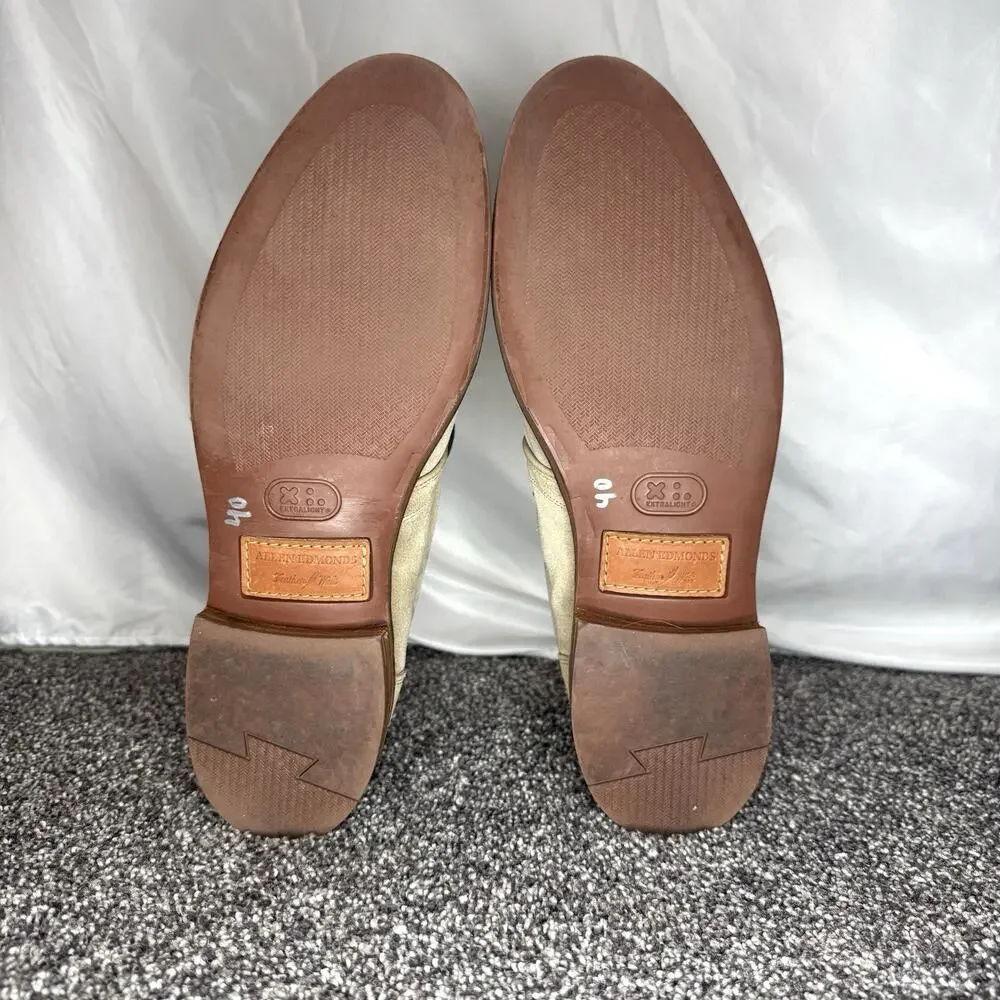 Allen Edmonds Suede Chukka Boots Mens 10 D Tan Sand Anorak Leather Sole 2226 USA